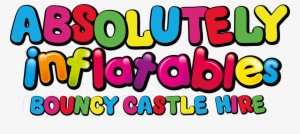absolutely inflatables bouncy castle and hot tub hire - inflatables logo