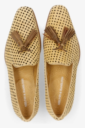Loafers Prince 8 Hair On Polka Dots Tassel Dark Brown - Slip-on Shoe