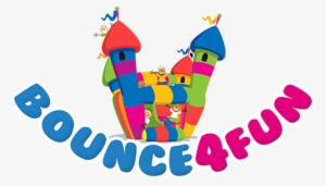 Bounce 4 Fun Logo Member Of The Bouncy Castle Network - Bouncy Castle Transparent Background