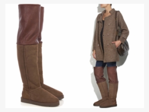 Australia Luxe Collective Boots - Thigh High Ugg Boots Brown