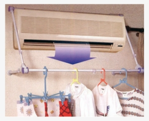 Pratical And Versatile Telescopic Clothes Dryer Rack - Deflettori Per Condizionatori