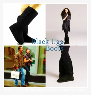 Black Ugg Boots - Jonathan Rhys Meyers Sevgilisi