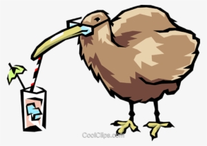 Kiwi Bird Royalty Free Vector Clip Art Illustration - Clip Art
