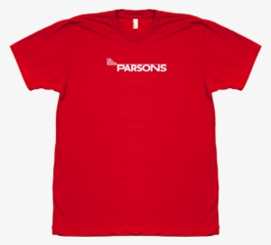 Parsons T-shirt - White Logo - F 104 T Shirt