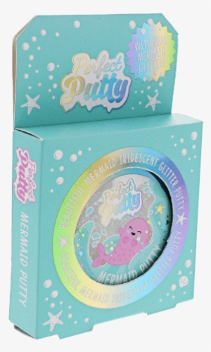 Packaged In Box With Sparkle Clear Putty Tin Inside - Mermaid Putty