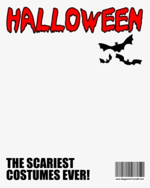 Create A Fake Halloween Magazine Cover - Magazine Photo Cover Transparent