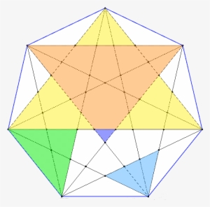 working out the similarities of these triangles you - heptagram in metatrons cube