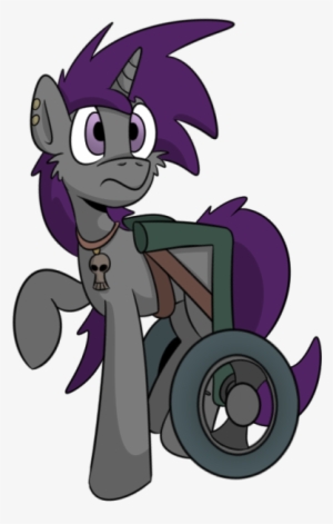 Jittery The Dragon, Dead Source, Disabled, Handicapped, - Mlp Handicapped Pony Oc