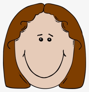 Girl Face Cartoon - Cartoon Girl Face Clip Art