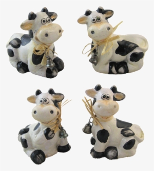 Mini Cows With 12 Piece Display 4 Assorted 12 Pc Min - Dairy Cow