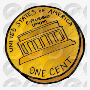Penny Picture For Classroom / - Clip Art