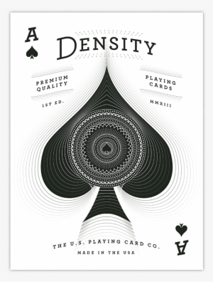 Density Deck A Spades Poster Original - Playing Card