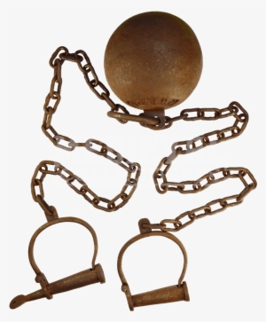 Leavenworth Prison Iron Ball And Chain - Ball And Chain