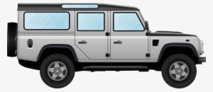Illustration Of On Off-road Automobile - Land Rover Defender Png