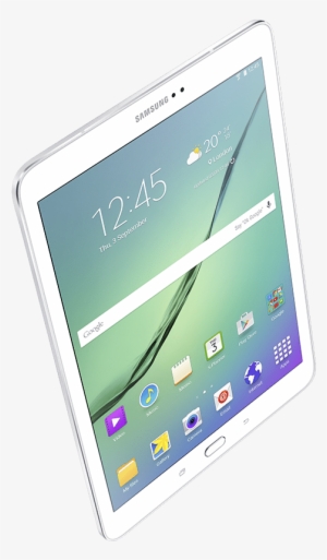 Dynamic-view Of White Galaxy Tab S2 From Left Perspective - Samsung Galaxy Tab S2 - Wi-fi - 32 Gb - White - 9.7"
