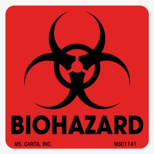 2 Inch X 2 Inch - Biohazard Labels