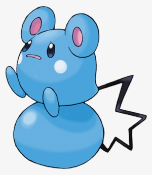 Azurill Spins Its Tail As If It Were A Lasso, Then - Pokemon Azumarill