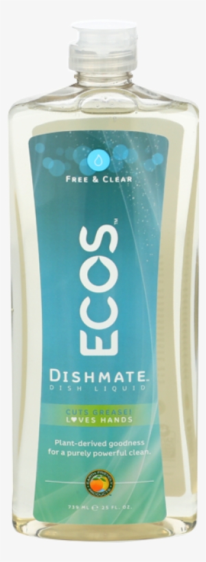 Ecos Dishmate Hypoallergenic Dish Soap Free & Clear - Earth Friendly - Ecos Dishmate Dish Liquid Free