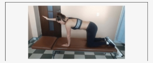 Image Of The Participant Performing In The Four-point - Plank