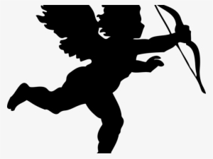 Angel Warrior Clipart Bow Arrow - Best Gift Cupid Ilhouette Hoodie/t-shirt/mug Black/navy/pink/white