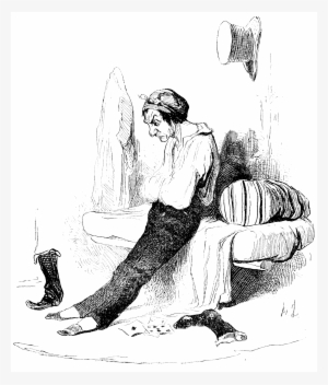 Mh 16 Daumier D135 Sentiments Et Passions - Ce Monsieur, Au Sortir De L’estaminet…