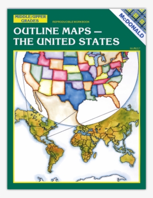 Tcrr657 Outline Maps - Mcdonald Publishing The U.s Outline Map