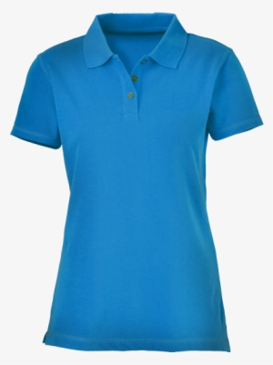 Plain Aqua Blue Women's Polo Shirt - Aqua Blue Polo Shirt
