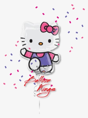 Purple Hello Kitty - Hello Kitty Balloon Png