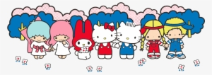 Twins Clipart Group Baby - Hello Kitty And Friends Png