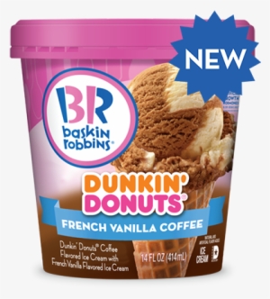 Dunkin' Donuts French Vanilla Coffee - Baskin Robbins Dunkin Donuts Ice Cream