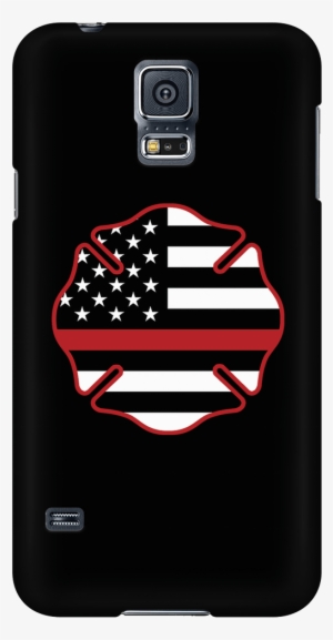 Maltese Cross Thin Red Line Phone Case - Trained To Serve Jesus At Set Free - Galaxy S5 Phone