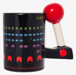 3-d Arcade Joystick Coffee Mug - Space Invaders