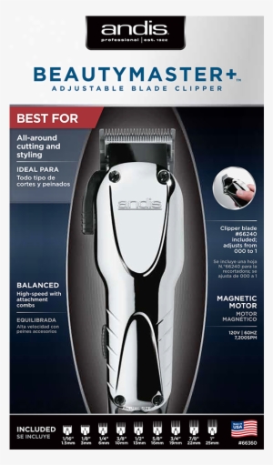 Beauty Master ™ Adjustable Blade Clipper - Andis Pro Alloy Clippers