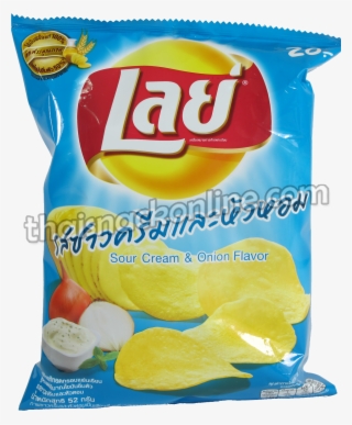 Potato Chips Sour Cream & Onion - Lays Seaweed