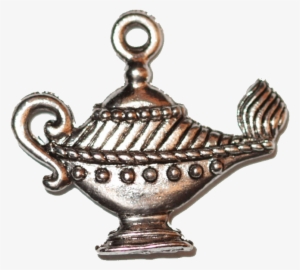 Oil Lamp - Silver - Bronze Sculpture
