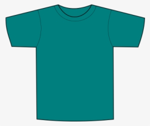 Teal Clipart T Shirt - Teal T Shirt Clipart