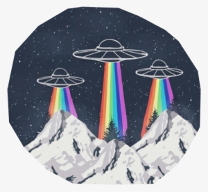 Alien, Rainbow, And Grunge Image - Alien Rainbow