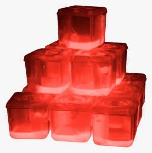 Fun Central P910 Glow In The Darking Ice Cubes - Fun Central P910 Glow In The Darking Ice Cubes - Red