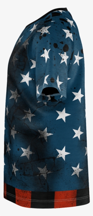 Boys American Flag Grunge Pima Cotton Tee, Kids Shirt - Pencil Skirt
