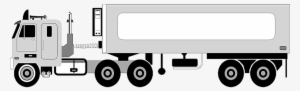 Truck Lorry Vehicle Transport Cargo Freigh - Big Rig Clip Art