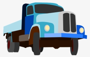 Truck Traffic Cargo Goods Blue Auto Machin - Truck