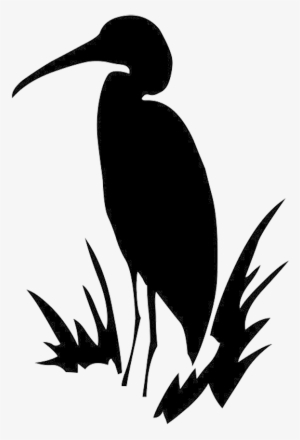 Silhouette Of Flying Eagle Png, Heron Silhouette Png - Black And White Clip Art Of A Flying Crane