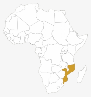 Africa Map Transparent Background - Uganda Africa