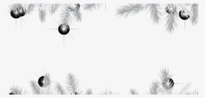 Free Black And White Christmas Lights Border - White Christmas No Background