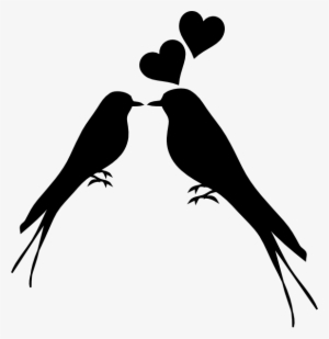 Png Small Medium Large Love Birds Silhouette Png - Love Birds Silhouette Png