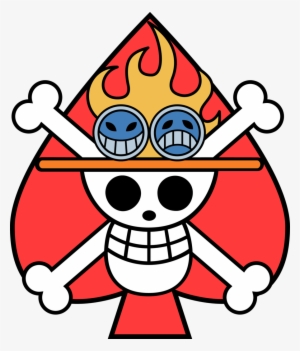 Ace S Flag By Zerocustom1989-d26852o - One Piece Ace Jolly Roger