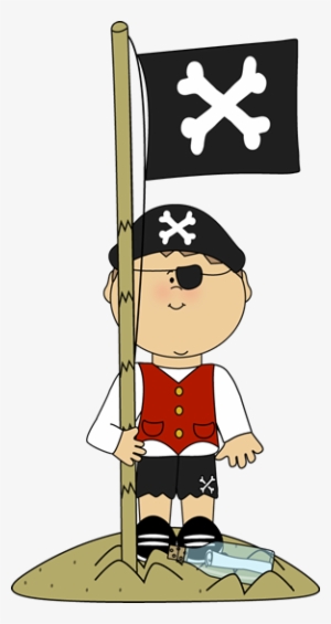 Pirate Clipart Pirate Flag - Cute Pirate Kids Clipart