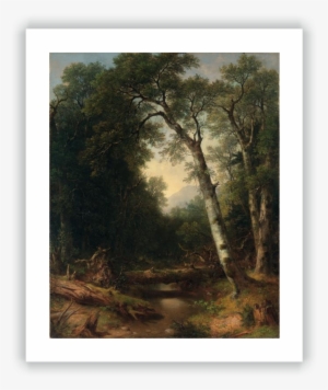 A Creek In The Woods - Asher Brown Durand Art Hd