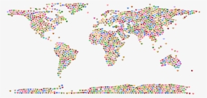 World Map Globe - World Map With Hearts