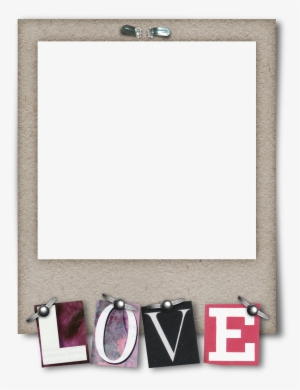 Polaroid Frame Love Png Clipart Picture Frames - Cute Polaroid Frame Png